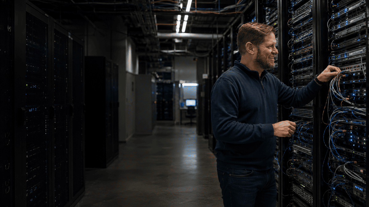 cloud hosting werkzaamheden door xtrn-it medewerker