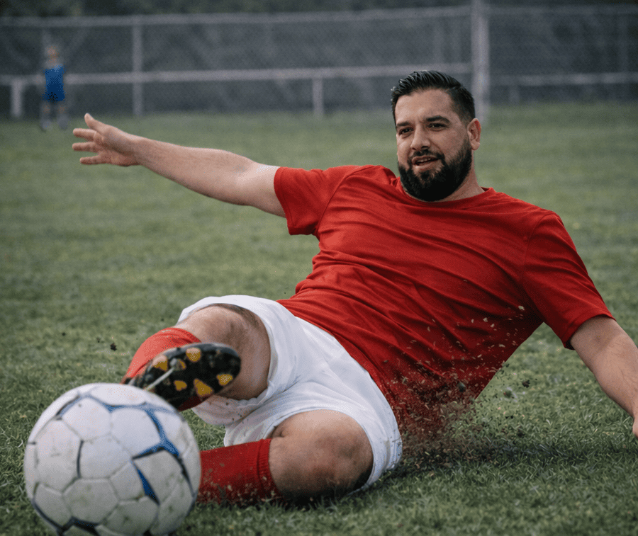 habun als voetballer