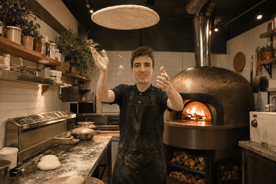 kyro als pizzabakker