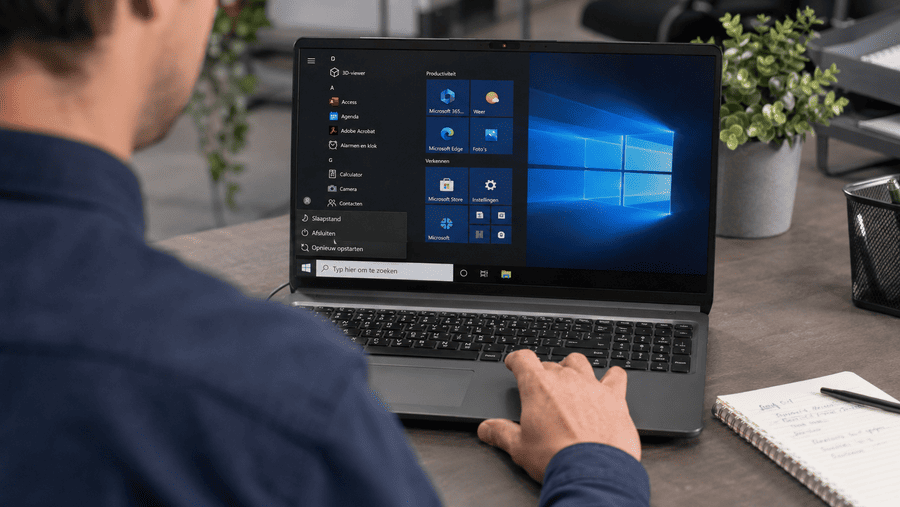 pc opnieuw opstarten of afsluiten en aanzetten