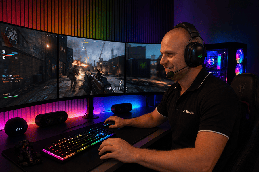 rico aan het gamen